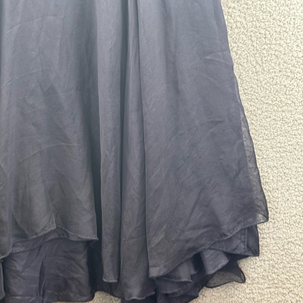 4 Love And Liberty Johnny Was Sleeveless V Neck Silk And Lace Dress Size Large - Picture 6 of 8